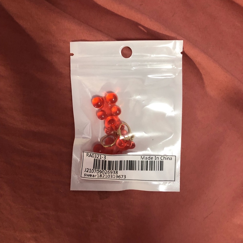 Gummy bear earrings